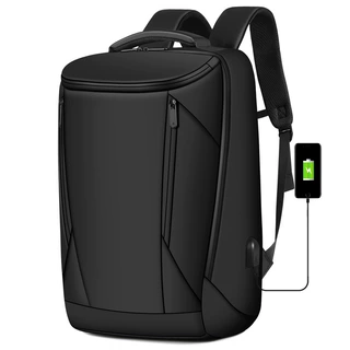 新款大容量背包男士防水双肩包usb商务电脑休闲书包backpack礼品