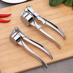 Factory wholesale stainless steel color zinc alloy home use manual garlic press garlic masher origin supply source