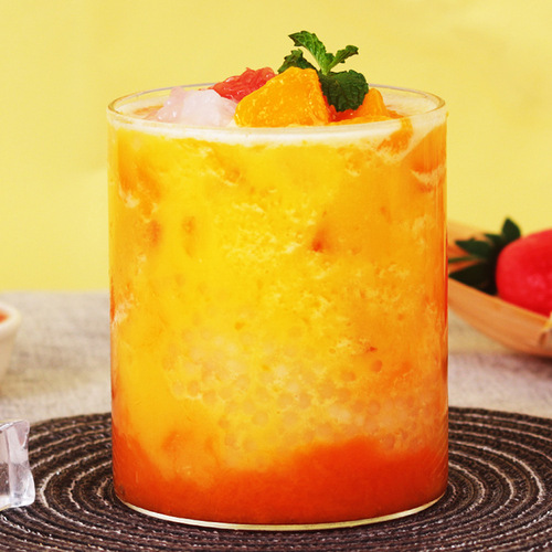 Dunhuang Instant Poplar Nectar Powder 1kg Mango Coconut Juice Powder Milk Tea Shop Special Ingredients Internet Celebrity Brewed Drinks