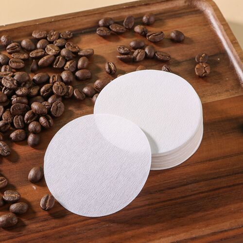 High-quality filter paper Moka pot coffee filter paper round 100-piece package environmentally friendly material coffee pot filter paper manufacturer