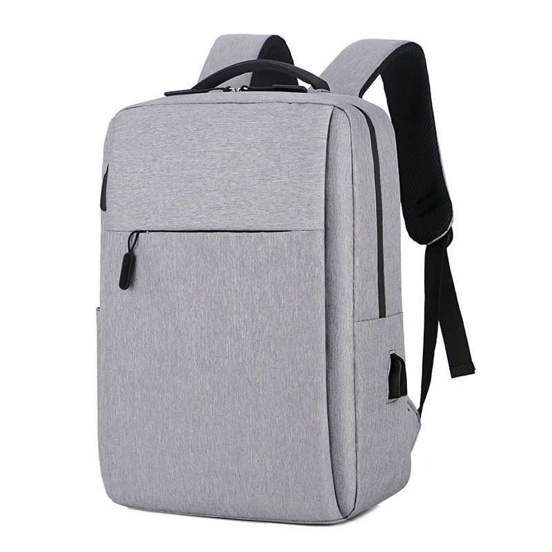 Mochila de negocios estilo coreano de moda casual mujer estudiante mochila moda computadora mochila USB interfaz hombres mochila