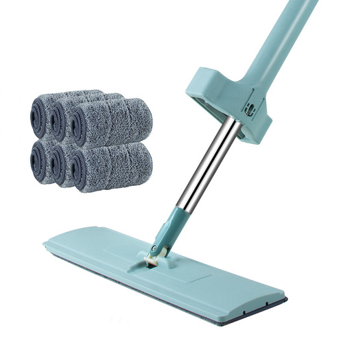 Lazy people wash their hands free flat mop wet and dry mop squeeze water floor mop rotating mop mop flat push artifact