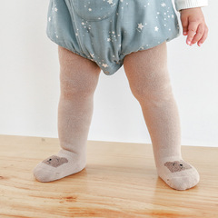 Children's pantyhose autumn and winter terry body stockings thickened boys and girls leggings baby socks baby stockings