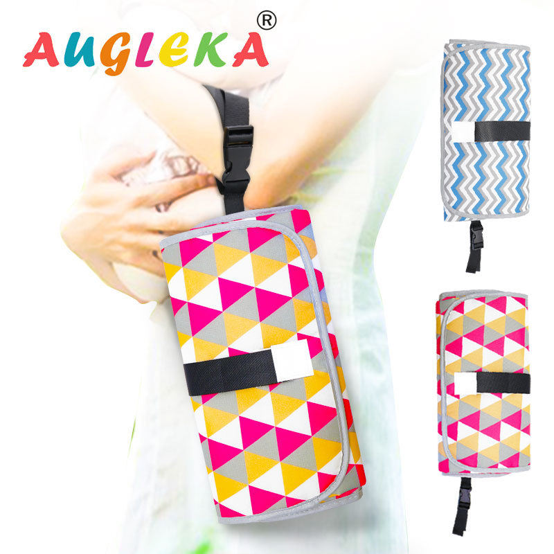 Cross-border Explosions Baby Polyester Convenient Diaper Changing Pad Universal Waterproof Diaper Changing Pad