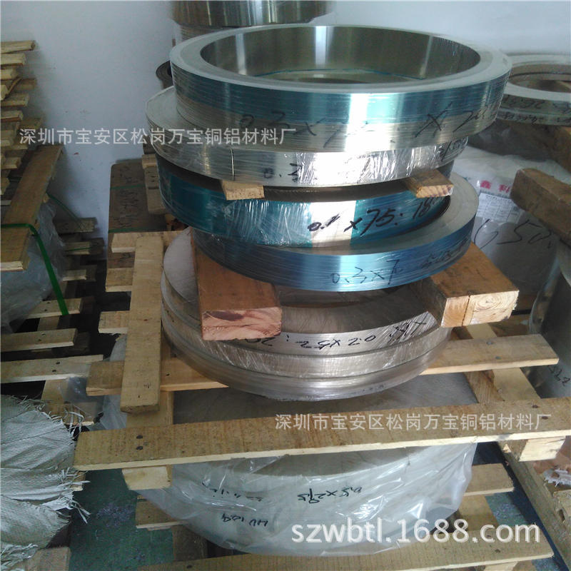 电子屏蔽用C7521锌白铜带0.2 0.3全软洋白铜带 镍白铜带箔厂家