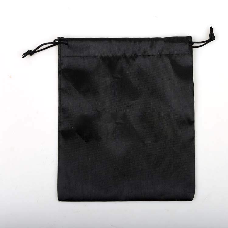 210D单抽绳束口袋 彩色双抽束口袋弹簧扣 黑色韩国丝双抽束口袋