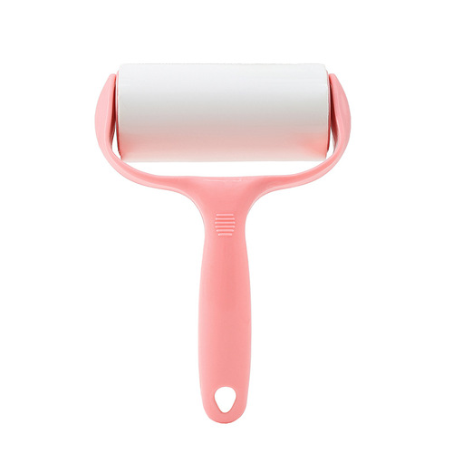 T tear-off lint remover, clothing lint remover, pet hair manual hair removal brush, roller type with replacement paper lint roller