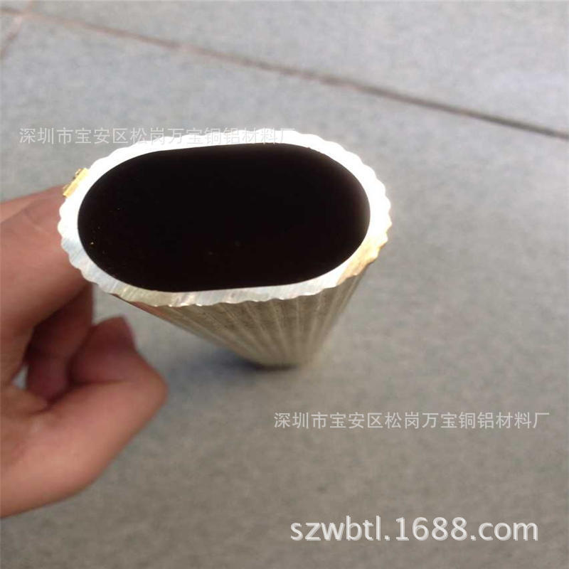 定H65黄铜异型管 H63黄铜椭圆管 装饰多边形铜管 紫铜异形管厂