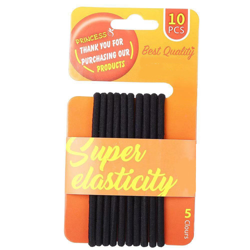Ins Internet celebrity basic high elastic color nylon headband rubber band hair accessories 10 pieces for hair