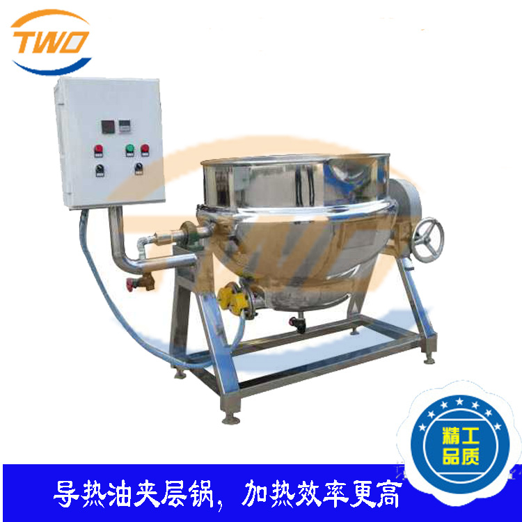 [Wenzhou sandwich pot]Manufactor supply Stainless steel Electric heating Jacketed kettle 500L Gas jacketed pan