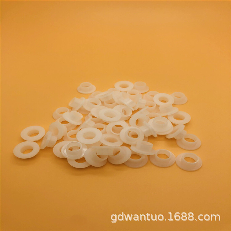 万拓厂家直销环保尼龙华司密封圈 固定密封PA6台阶垫片 现货直销