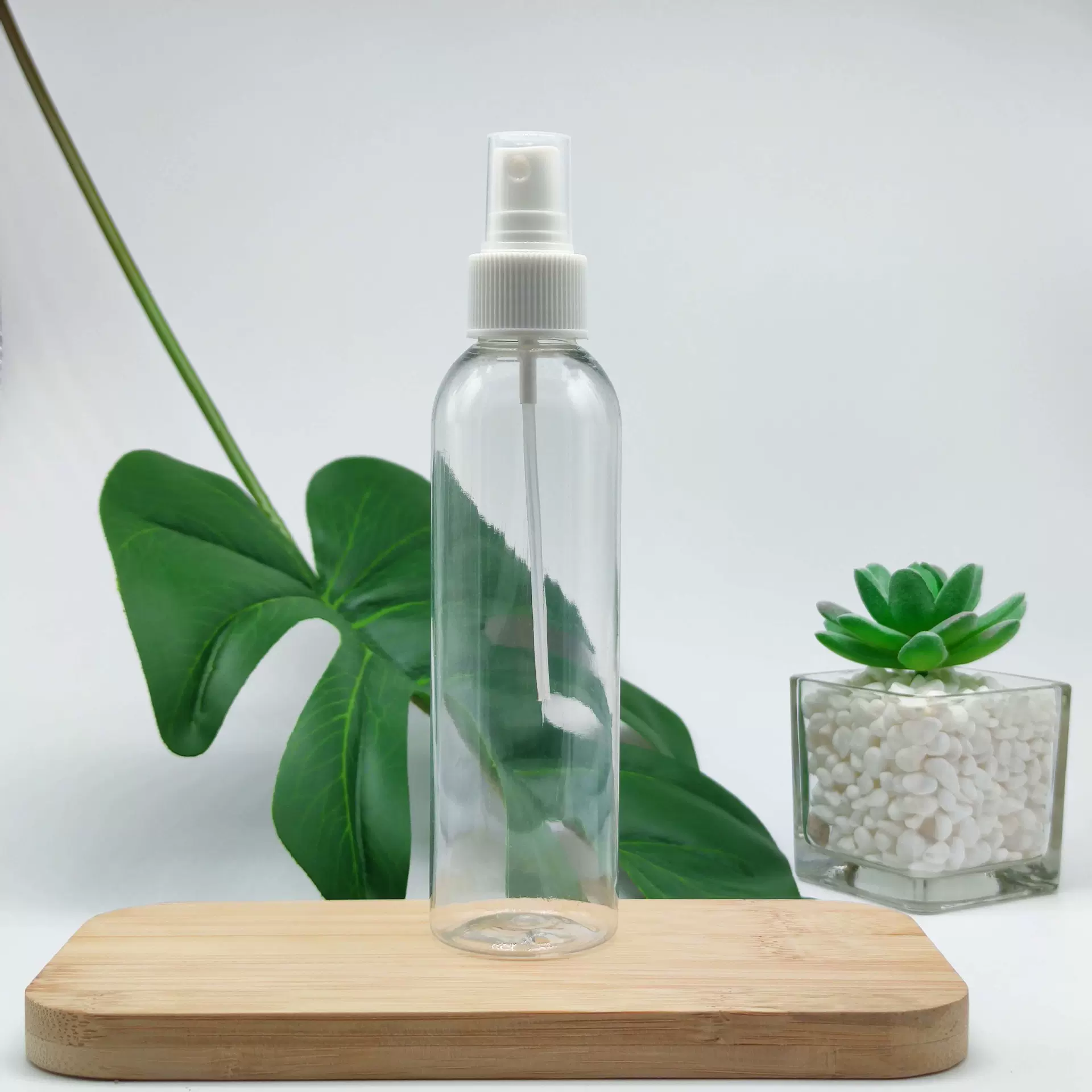 厂家直供180ml毫升酒精消毒液塑料喷雾瓶pet透明化妆品分装包装瓶