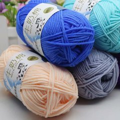Five-ply Milk Cotton Wool Yarn, Acrylic Baby Yarn, Tang Dynasty, Finger Nurturing Soft, DIY Toy Flower Bouquet, Bag Packaging, Wholesale