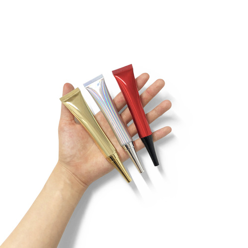 【20g】Colorful Silver Eye Cream Soft Tube 20ml High-end Packaging Soft Tube Lip Color Packaging Full Iridescent Silver