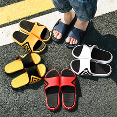 2024 new style slippers for women to wear outside, summer trendy men's Korean style casual couples non-slip soft bottom flip flops
