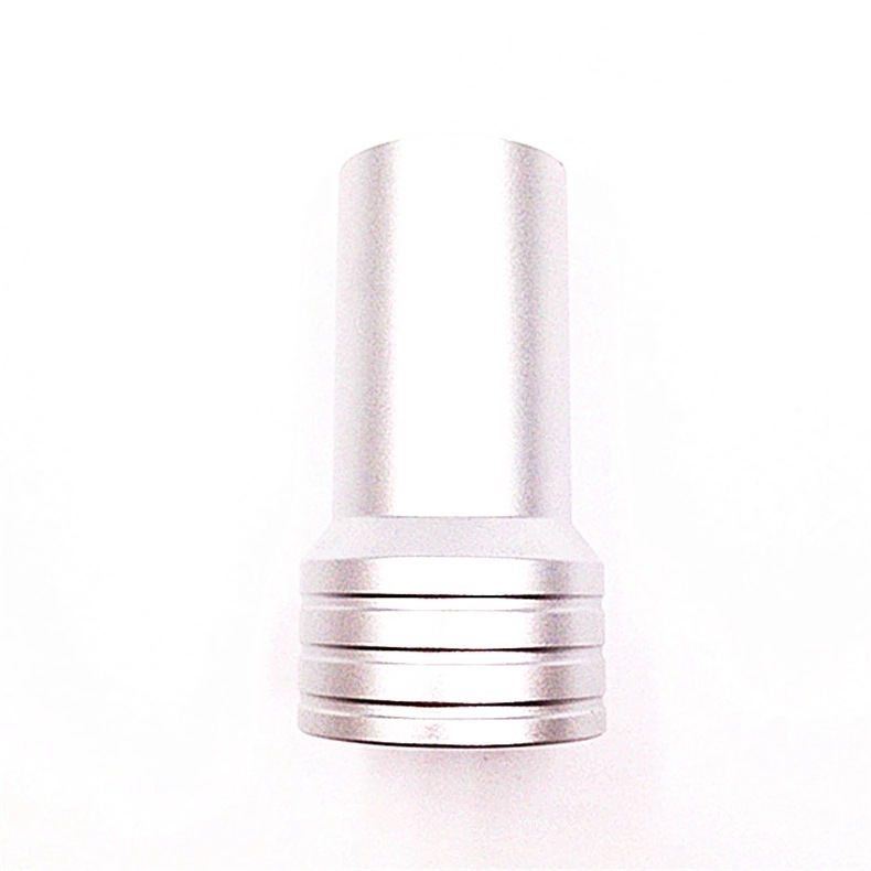 Factory CNC machining 6061 aluminum alloy flashlight shell accessories processing color anodic oxidation