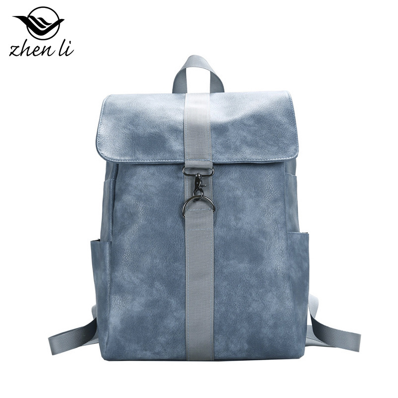 Find a Korean style niche casual backpack with white ditch luggage_voghion.com
