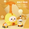 Yellow dinosaur, car, balloon, duck