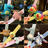 Children's plush cartoon cute bracelet solar-powered for beloved, dinosaur, sunflower, Japanese and Korean, creative gift