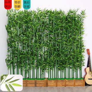 Plastic simulation bamboo partition landscape green bonsai decorative porch screen living room living room potting potted mao bamboo