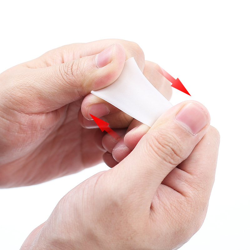 Guitarra transparente de silicona dedo manga anti-dolor dedo manga protectora artefacto ukelele accesorios cadena dedo manga