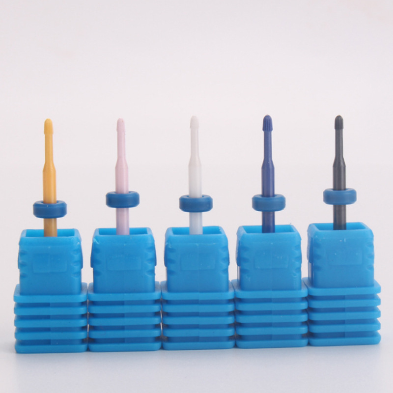 cabeza de molienda de cerámica de uñas de trigo tipo granular accesorio de molienda eléctrica de cerámica especial de eliminación de la piel muerta de las uñas taladro