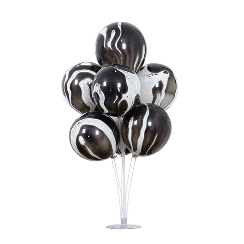Balloon table floating display stand National Day wedding birthday party decoration transparent floating column base support rod bracket
