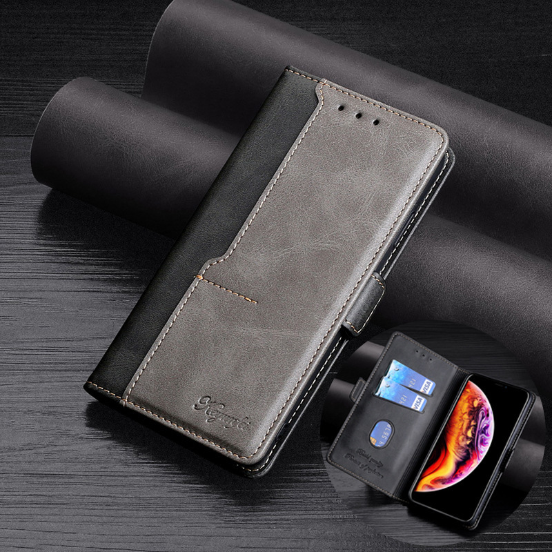 Suitable for Vivo X300Ultra Contrasting Color Mobile Phone Case Y05 Coin Holder Leather Case X300Fe Flip Phone Leather Case Suitable for Vivo X300Ultra Contrasting Color Mobile Phone Case Y05 Coin Holder Leather Case X300Fe Flip Phone Leather Case