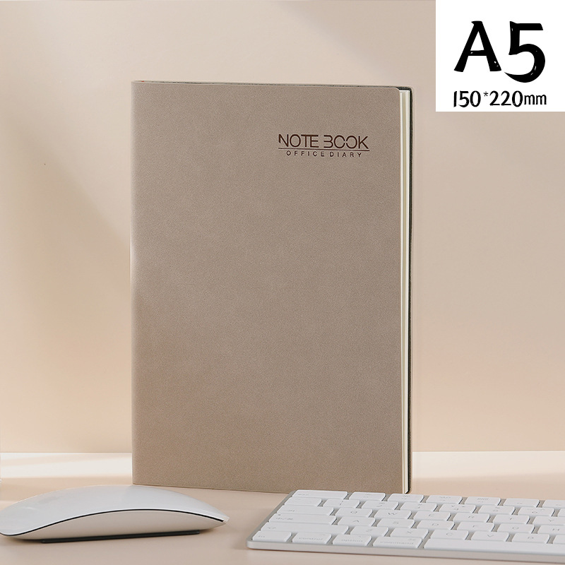 Engrosado cuaderno personalizado hebilla creativa suave diario de cuero al por mayor de negocios A5 Notebook logotipo personalizado
