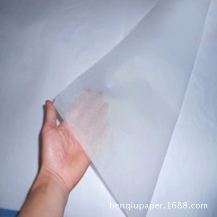 供应手袋用17克双面拷贝纸 优兰发围巾包装白色拷贝纸