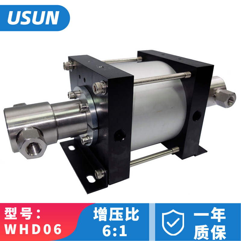 气动试压水泵48公斤 WHD06 气动液压升压机  液压升压泵气驱