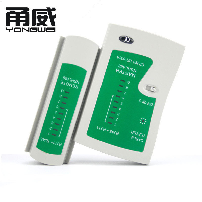 Yongwei Telephone Network Tester Network Tool RJ45 Network Cable/RJ11 Telephone Line Tester Wire Tester