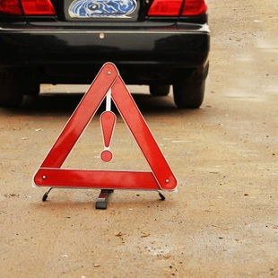 Warning sign car fault reflective warning
