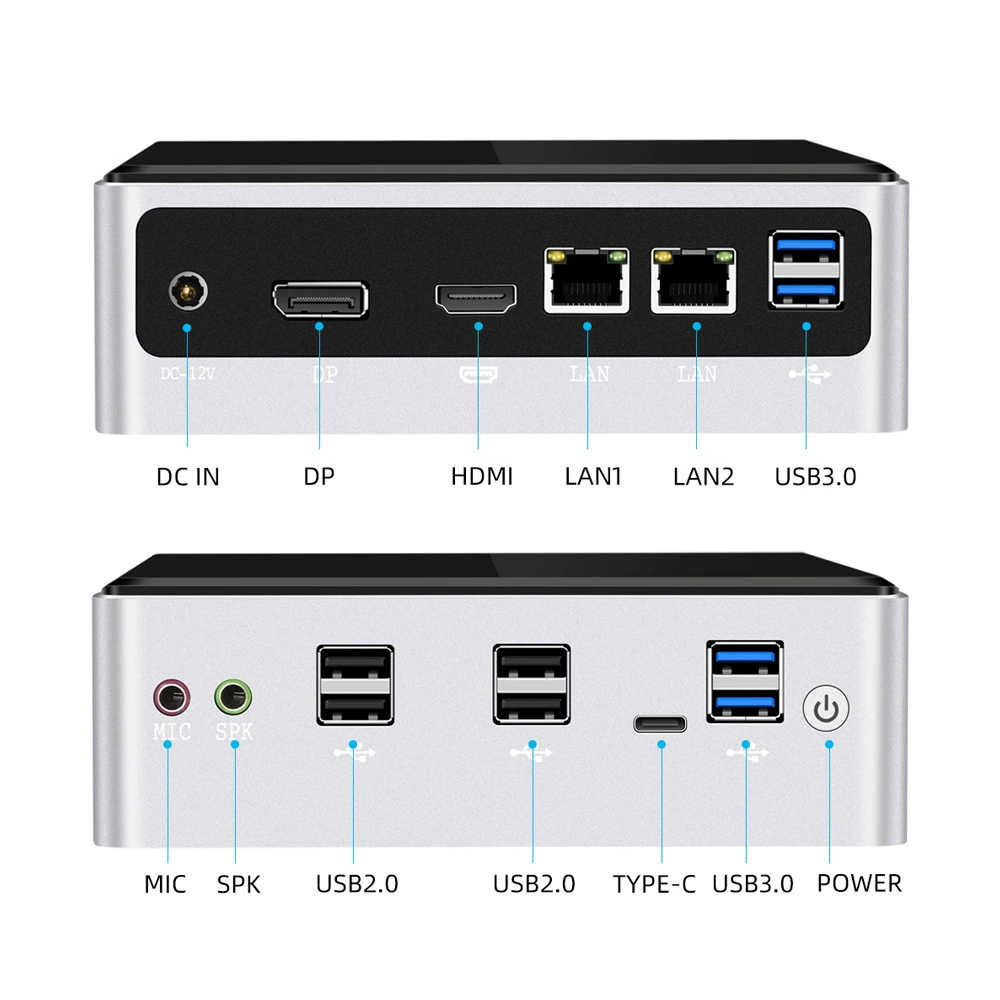 Игровой HTPC мини-офис мини-хост десятое поколение i3/i5/i7 высокая четкость двухсетевой шестиядерный NUC небольшой компьютер