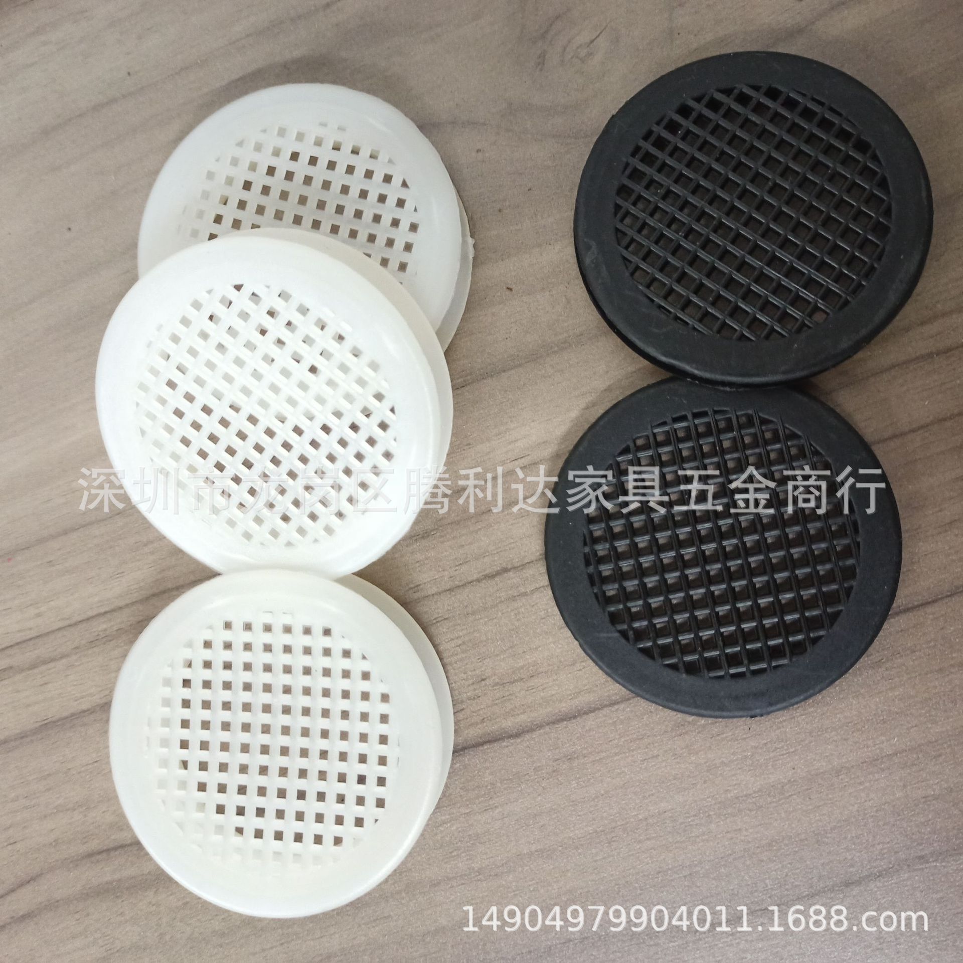 白色黑色塑料5厘夾板透氣網 圓形透氣孔塑料12厘通風孔塑料透氣網