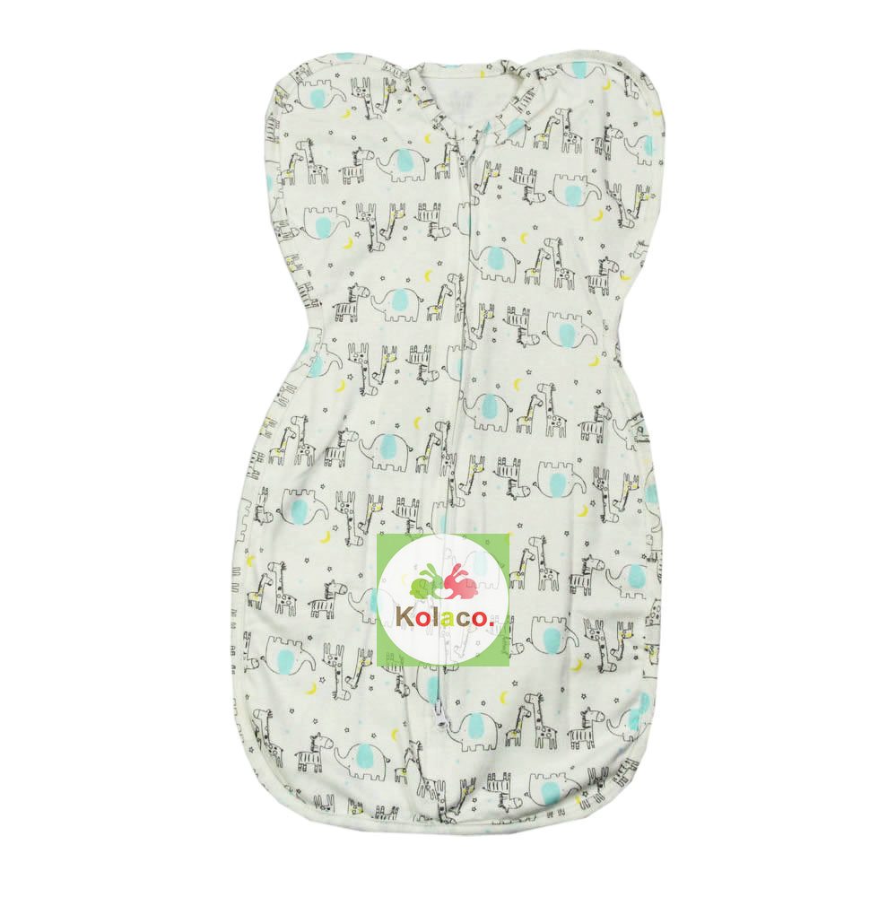 Recién nacido de la mariposa swaddling algodón swaddling saco de dormir swaddle manta anti-kick bolsa anti-shock toalla bolsa