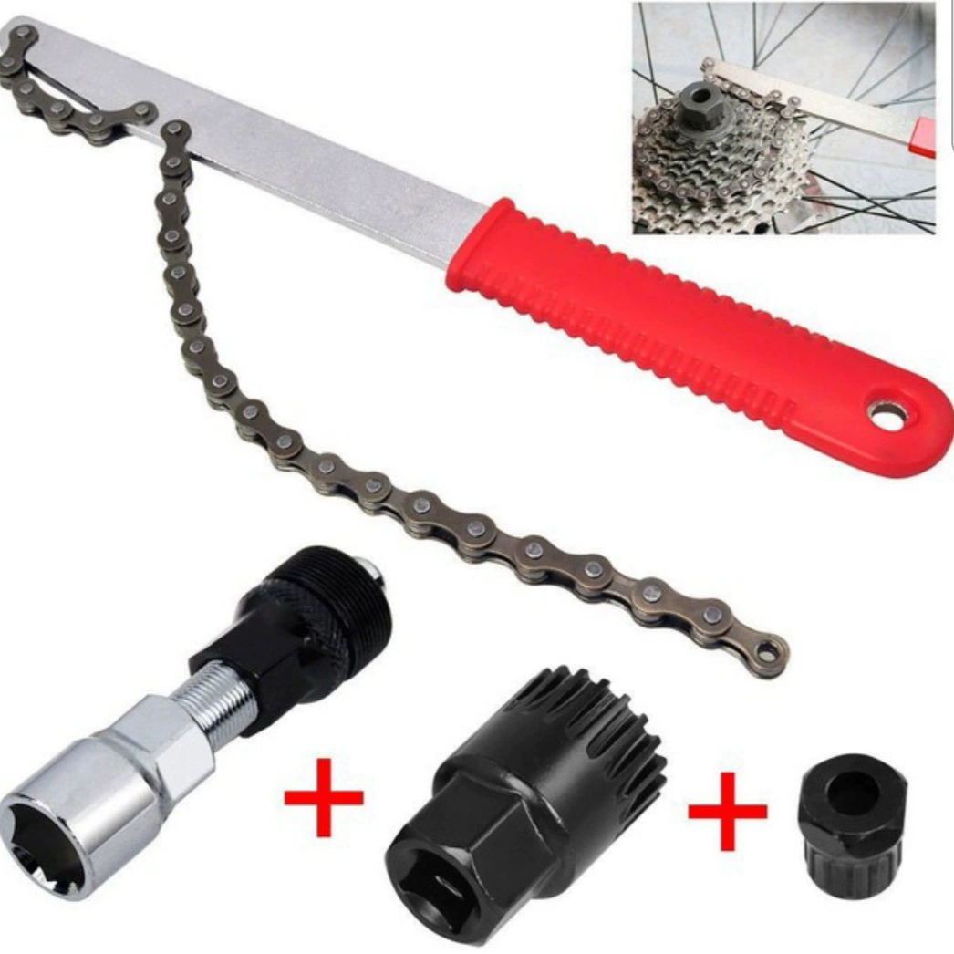 Цепной ключ для горного велосипеда-инструмент комбинированный инструмент для снятия маховика карта инструмента для снятия мухи код оси костюм