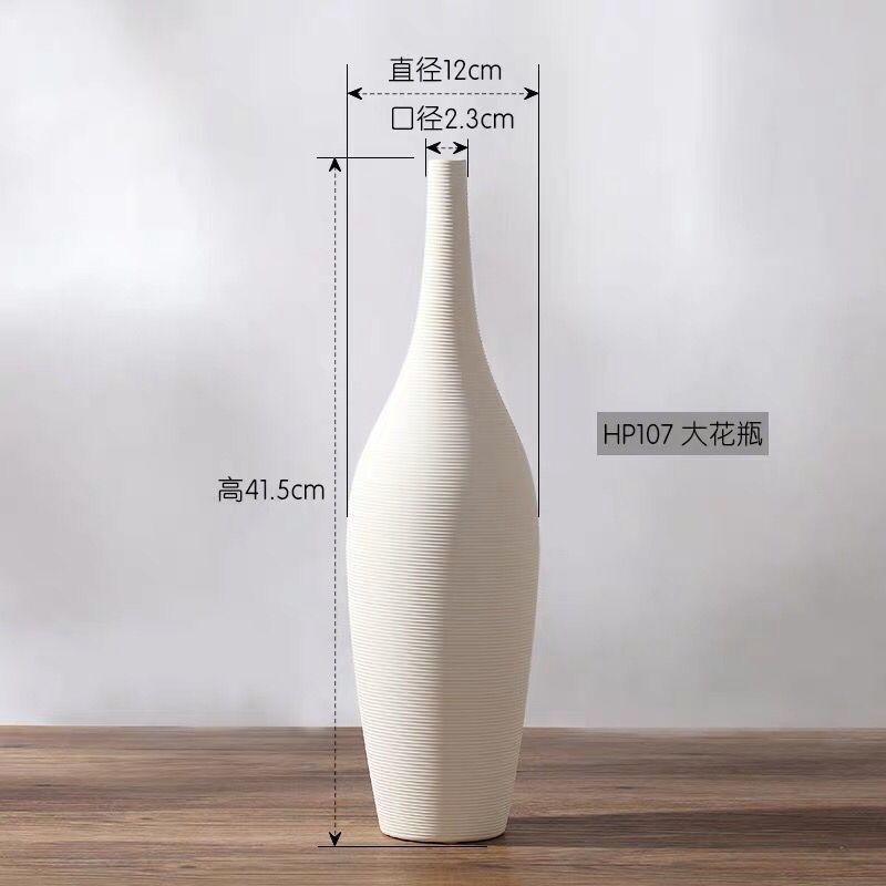 HP107 fina alta botella