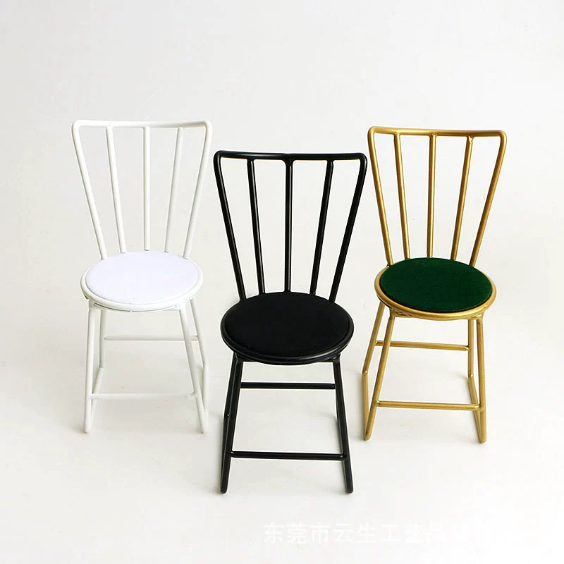 1/6 Ф furniture Blythe куклы (обед) металлический столик и стул комплект, мини 3‑штук или одиночный, 6‑угольный BJD