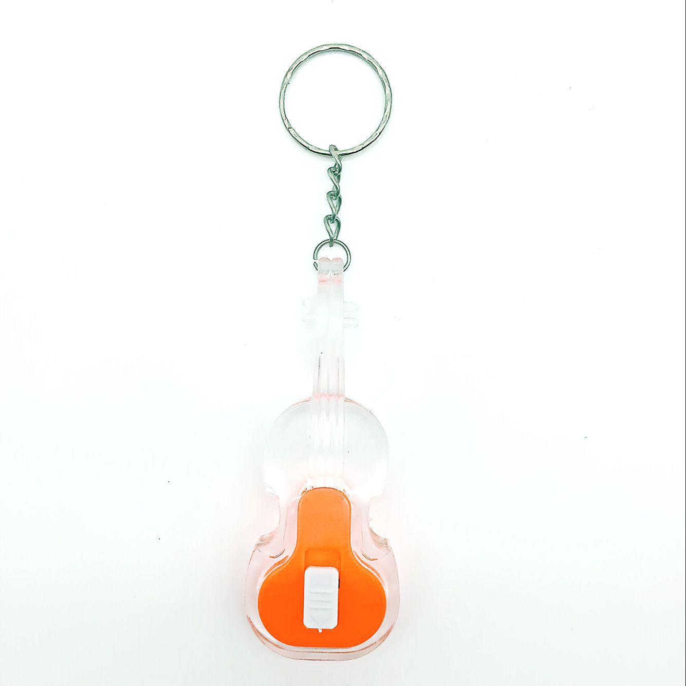 Comercio exterior transfronterizo creativo luminoso violín llavero colgante bolsa de Ropa Accesorios de juguete luminoso logo