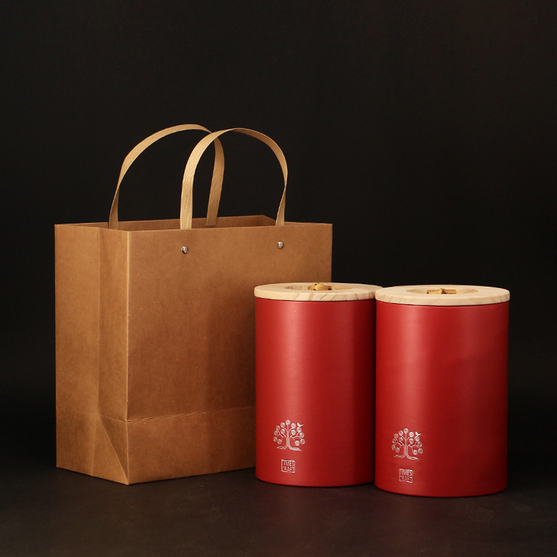 New Wordless Universal Kraft Paper Handbag Hand Bag Clothing Tea Outer Packaging Bag Gift Bag