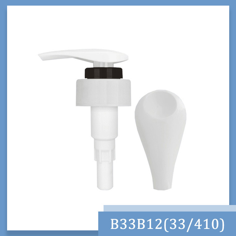 新款33牙塑料瓶乳液泵头 拇指印塑料泵头 汕头泵头