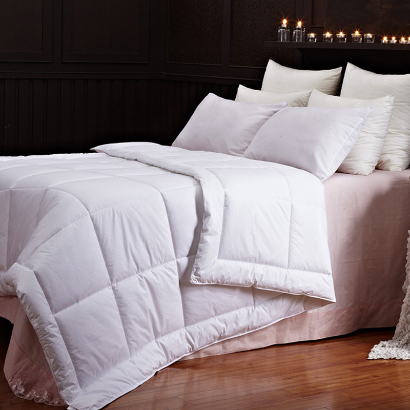 Ropa de cama de hotel, edredones de hotel, edredón de seda con plumas blancas, edredón para todas las estaciones, edredón grueso para invierno, fabricante de edredones para otoño e invierno. image 5