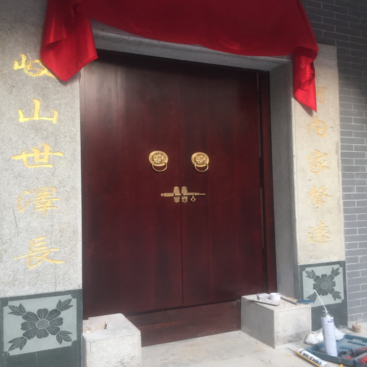 源头工厂直销祠堂平开门仿古双开转轴木大门别墅入户门杉木房门