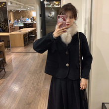 小香风职业气质御姐毛呢裙子洋气网红女神名媛两件套装女秋冬1260