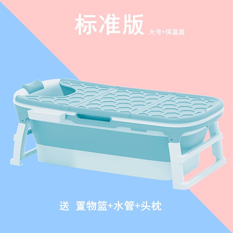 FUENTE fabricante sensible a la temperatura Cubo de baño para adultos Cubo de baño plegable hogar grande Cubo de baño engrosado bañera