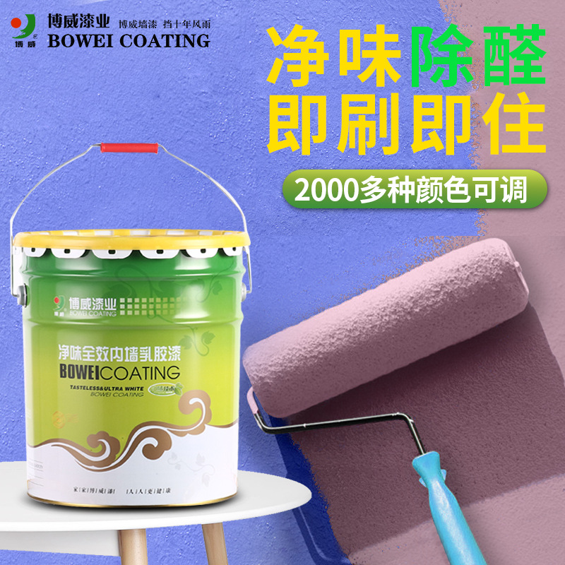 乳胶漆内墙硅藻泥涂料彩色净味艺术漆室内翻新墙面修补漆厂家