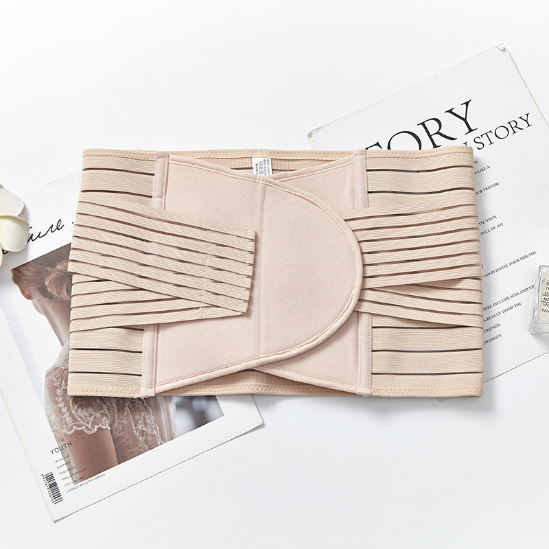 J Strengthened Elastic Abdominal Belt for Postpartum Recovery, Hip Lift, Hip Tightening, Waist Protection, Breathable, Lightweight, Non-Curling