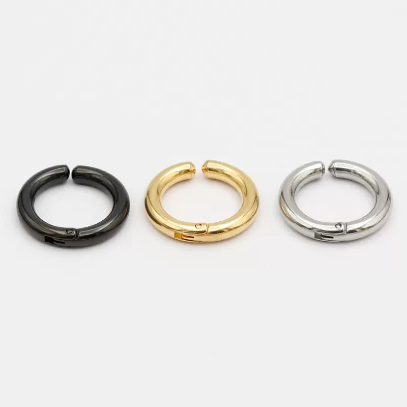 European and American Simple Circle Ear Clip Trendy Men's Titanium Steel Round Earrings Ear Clip Ear Jewelry Factory Outlet