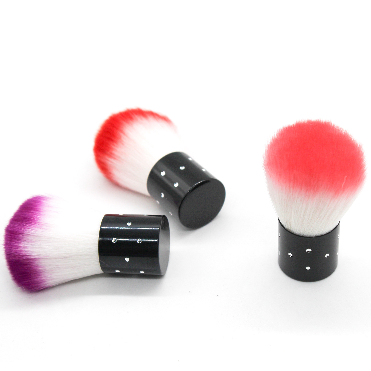 Cepillo de setas de uñas polvo de uñas cepillo de maquillaje de pelo suave cepillo de polvo gris polvo de uñas cepillo de polvo herramienta de limpieza de fábrica